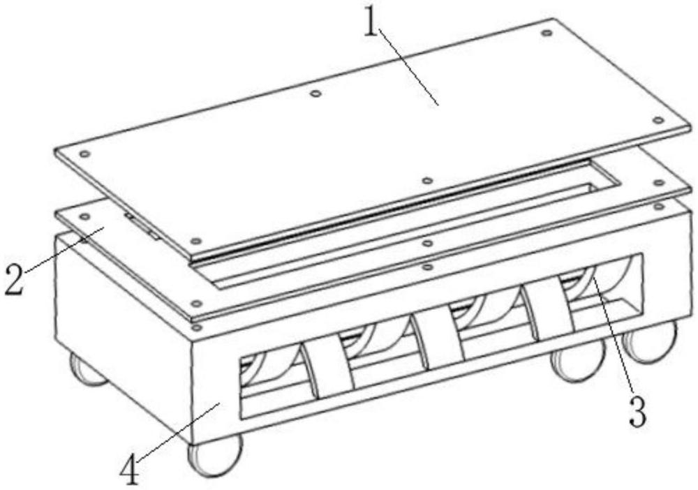 一種仿人體肋骨結(jié)構(gòu)的減震AGV小車